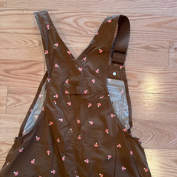 Duluth Trading Heirloom Gardening Bib Overalls Flax Tossed Mushroom Sz XS 31 - Picture 6 of 9